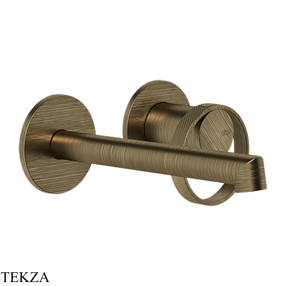 Gessi ANELLO Смеситель для раковины, с коротким изливом, внешняя часть 63381-713, Antique Brass