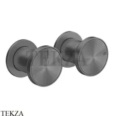 Gessi Origini MATERIC Смеситель для душа 2 потребителя, внешняя часть 66079-706, Black Metal PVD Gessi Origini MATERIC Смеситель для душа 2 потребителя, внешняя часть 66079-706, Black Metal PVD