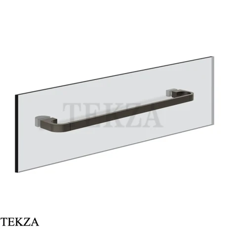 Gessi Perle Полотенцедержатель для крепления на стекло, 45 см 74913-707, black хром Brush