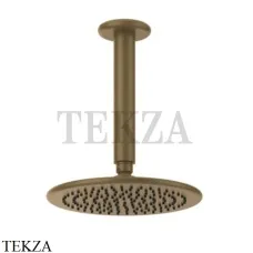Gessi Goccia Верхний душ 21,6 с потолочным кронштейном 33762-713, Antique Brass