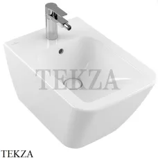 Villeroy & Boch FINION Биде подвесное, 1 отверстие под смеситель 446500R1, белый глянец, ceramicplus