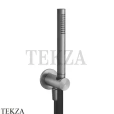 Gessi 316 SHOWER Душевой комплект, держатель, шланг 1,50 см 54023-239, Steel Brushed