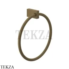 Gessi Rettangolo Держатель для полотенца кольцевой 20909-713, Antique Brass
