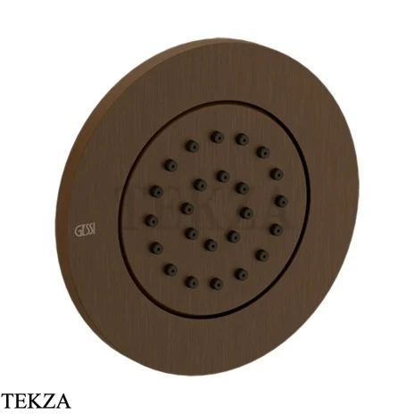 Gessi INCISO SHOWER Боковая форсунка поворотная, внешняя часть 32982-845, Dark Bronze