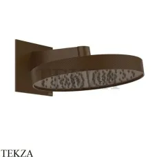 Gessi Inverso Diamantato Верхняя лейка с кронштейном D30 см 63449-845, Dark Bronze