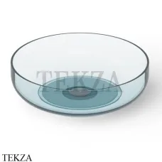 Dea Design Washbasins Раковина настольная D40 см Glasstech DD9101 400 R11, Dark Blue R11