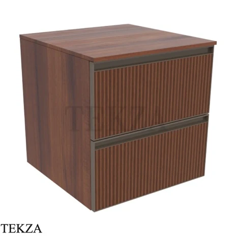 Flaminia Cubika модуль хранения подвесной 50×50×50 см, 2 ящика, орех Noce Greca