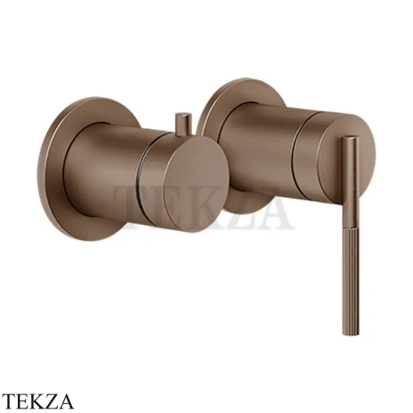 Gessi INGRANAGGIO Смеситель для душа, 2 потока, внешняя часть 63580-708, Copper Brushed PVD