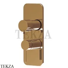 FIMA Carlo Frattini SNAP Смеситель для душа 2-3 потока, внешняя часть F3119X6ZS, Brushed Amber Bronze