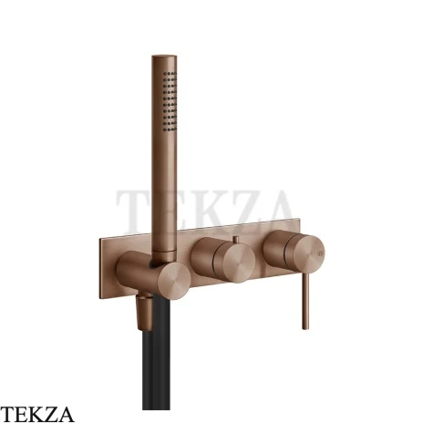 Gessi 316 SHOWER Смеситель для душа, внешняя часть 54038-708, Copper Brushed PVD