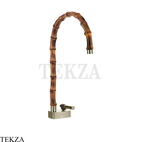 Gessi Jacqueline Смеситель для раковины высокий, без донного клапана 77003-720, никель глянец