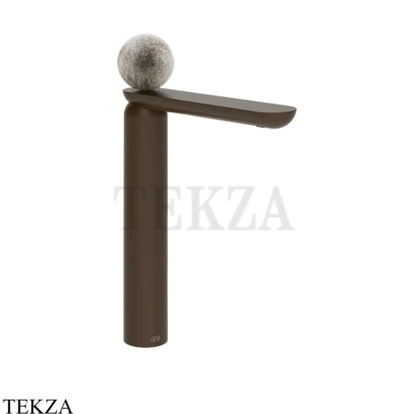 Gessi Perle Смеситель для раковины высокий, с донным клапаном 74653-845, бронза Dark Brush