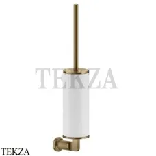 Gessi INCISO accessories Туалетный ершик настенный, белый 58519-726, Warm Bronze Br.