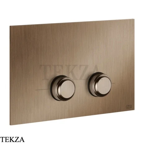Gessi VENTI20 Клавиша смыва для инсталляции SANIT, Villeroy&Boch 54659-708, Copper Brushed PVD