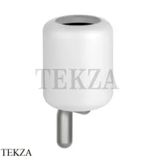 Gessi Goccia Стакан настенный, белая керамика 38007-147, Chrome Brushed Gessi Goccia Стакан настенный, белая керамика 38007-147, Chrome Brushed