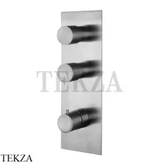 FIMA Carlo Frattini Spillo steel Термостат для душа 2 потока, внешняя часть F3089X2INOX, сталь