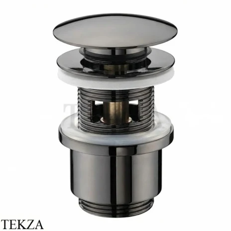 Nicolazzi Донный клапан клик-клак 1/4 с переливом 5558BN, Black Nickel