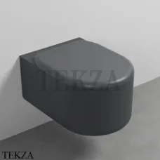 Cielo Itaca Унитаз подвесной, без ободка, сиденье микролифт ITVSK LV, черный матовый Lavagna