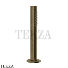 Gessi Душевой комплект на борт ванны, шланг, держатель 63327-713, Antique Brass