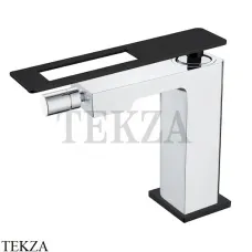 Boheme Q Смеситель для биде однорычажный, без гарнитура 146-CRB, хром-черный