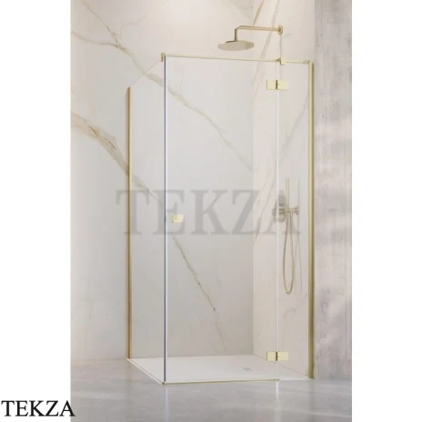 Radaway Essenza KDJ Душевая дверь 100 см, левая, 1385040-98-01L, брашированное светлое золото