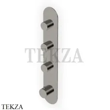 Zucchetti Todd Термостат для душа на 3 потока, внешняя часть ZTD665.C51, brushed metal black Zucchetti Todd Термостат для душа на 3 потока, внешняя часть ZTD665.C51, brushed metal black