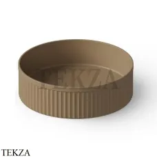 Dea Design Washbasins Раковина настольная D40 Solid Surface DD9802 400 2, Light Camel №2