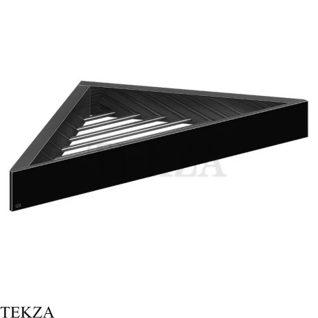 Gessi Rettangolo Угловая решетка-полка в душевую зону 20861-706, Black Metal PVD