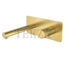 Boheme Stick Смеситель для раковины из стены, комплект Stick 125-MG.2 Matt Gold TOUCH Gold