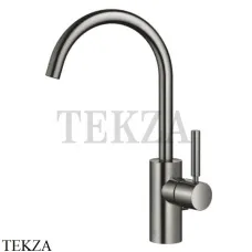 Dornbracht Meta Смеситель для раковины высокий поворотный, с донным клапаном 33500661-19, Dark Chrome