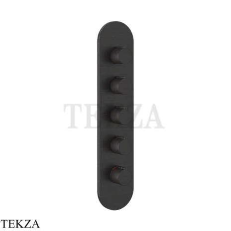 Gessi Ingranaggio-Anello Термостат для душа, 4 потока, внешняя часть 43068-187, Aged Bronze