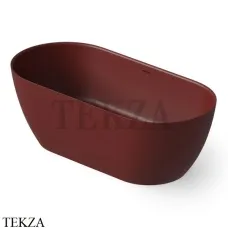 Dea Design Edge Ванна отдельностоящая овальная 150x75 Solid Surface DD8670 1500 17, Red Wine №17