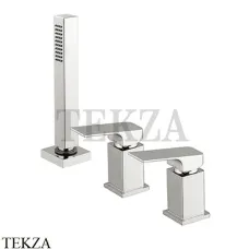 FIMA Carlo Frattini FIT Смеситель на борт ванны без излива, F3394/1NSN Brushed nickel