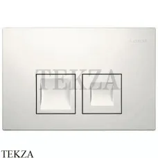 Geberit Delta50 Клавиша смыва, пластик 115.135.11.1, белый глянец, для бачка UP100