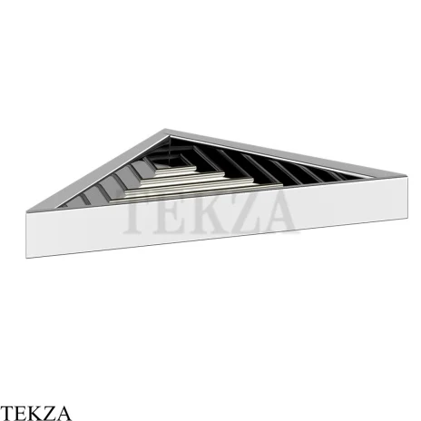Gessi Rettangolo Угловая решетка-полка в душевую зону 20861-031, Хром глянец