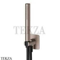 Newform Душевой комплект ручной душ латунь с выводом и держателем 854.M0.075, Copper Glossy