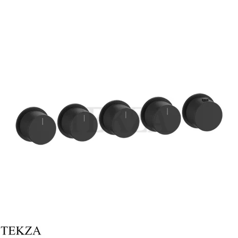 Gessi Habito Bath-shower Термостат на 4 потока, внешняя часть 63438-299, Black XL