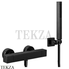 FIMA Carlo Frattini FIT Термостат настенный, с гарнитуром, F4245NS, черный матовый FIMA Carlo Frattini FIT Термостат настенный, с гарнитуром, F4245NS, черный матовый