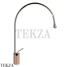 Gessi Goccia Смеситель для раковины высокий, без сливного гарнитура 33606-123,Cooper глянец