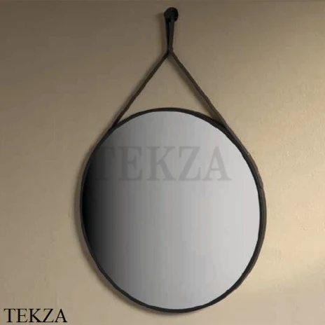 Hatria Area Зеркало настенное на ремне SC0600D0000, цвет черный матовый