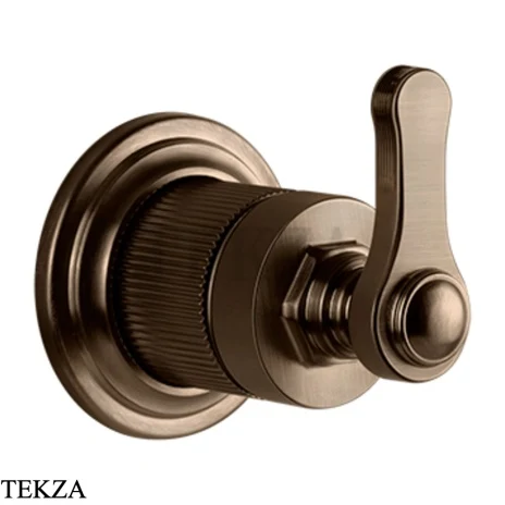 Gessi VENTI20 Вентиль запорный, 1 поток, внешняя часть 65247-761, Coffee Bronze Br. PVD