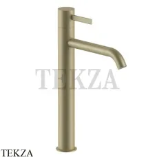 Fantini AF/21 Смеситель для раковины однорычажный высокий, без гарнитура 27P6A706WF, Matt British Gold