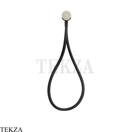 Gessi HI-FI Душевой комплект с магнитной лейкой, шланг из Darkflex 63199-720, Nickel PVD