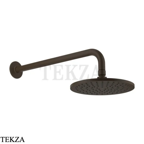 Gessi INCISO SHOWER Верхняя душевая лейка 20 с кронштейном 58148-845, Dark Bronze
