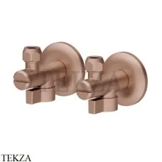 Newform Шаровой кран с фильтром 1/2 дюйма (пара), 125.M0.072, Copper satin Newform Шаровой кран с фильтром 1/2 дюйма (пара), 125.M0.072, Copper satin