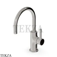 Zucchetti Pan Смеситель для раковины, с донным клапаном ZP6588.C8, nickel глянец