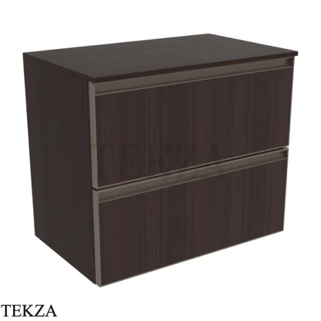 Flaminia Cubika тумба под раковину подвесная 60×37×50 см, 2 ящика, эвкалипт Eucalipto