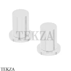 Ritmonio Diametro35 Impronte PRISMA Ручки для смесителя PR51MB011 C03, белый матовый