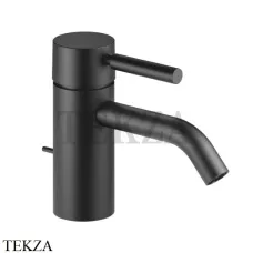 Dornbracht Meta Смеситель для раковины 125, с донным клапаном 33501660-33, черный матовый
