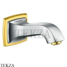 Hansgrohe Metropol Classic Излив для ванны 13425090, хром глянец/золото Hansgrohe Metropol Classic Излив для ванны 13425090, хром глянец/золото